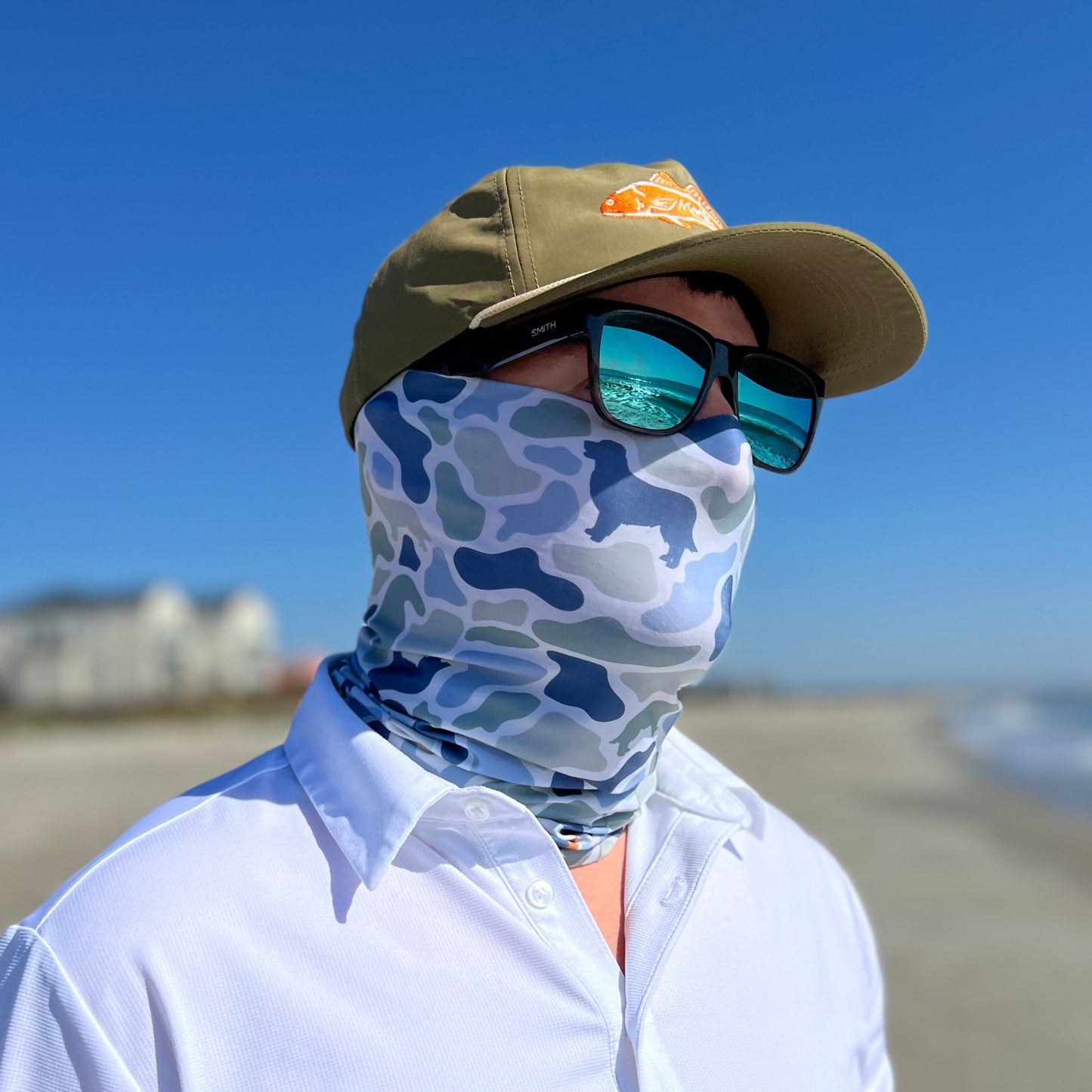 Monti Coolers - Neck Gator | Sun Protection - Dog Camo