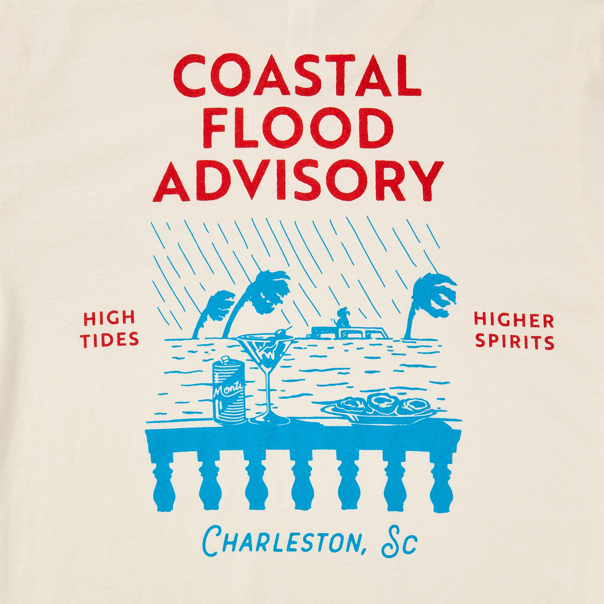 Monti Coolers - Coastal Flood Advisory T-Shirt - Small