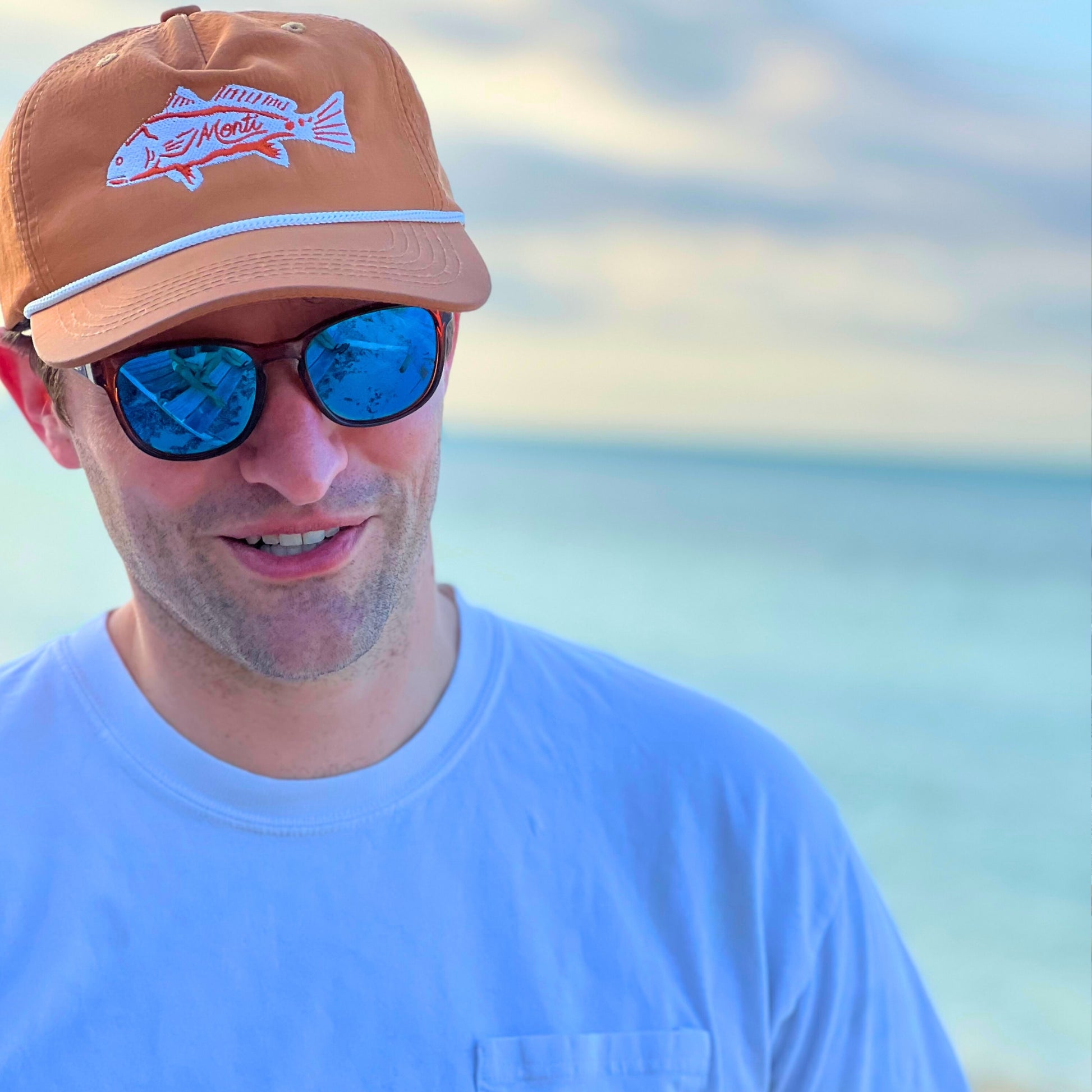 Monti Coolers - Redfish Rope Hat - Burnt Orange
