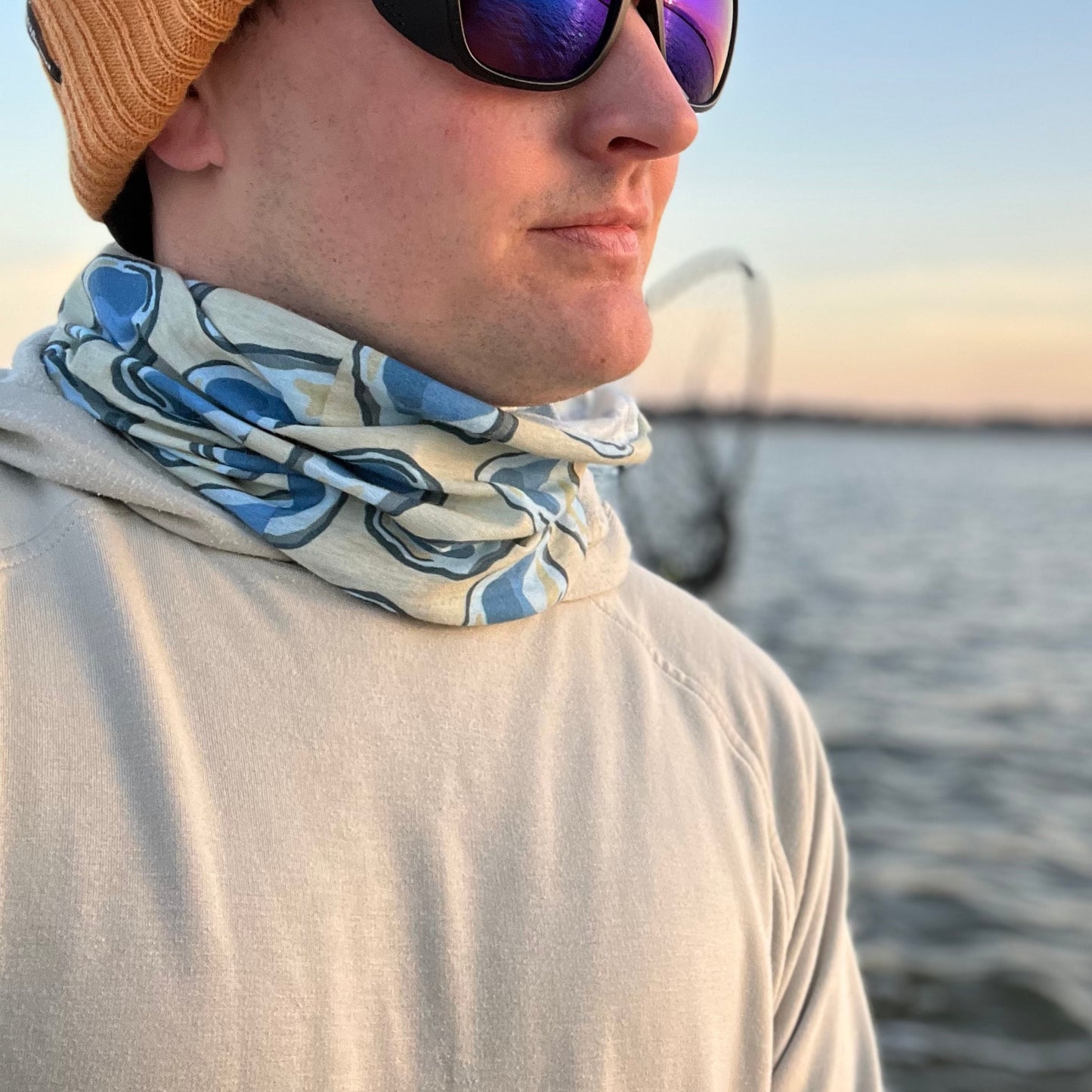 Monti Coolers - Neck Gator | Sun Protection - Oysters
