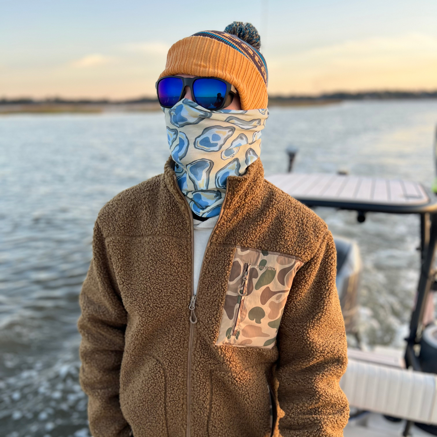 Monti Coolers - Neck Gator | Sun Protection - Oysters