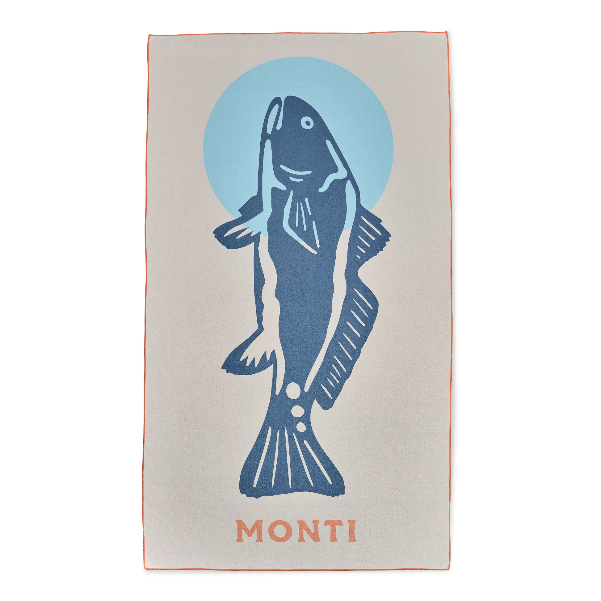 Monti Coolers - The Big Ass Towel - Red Fish