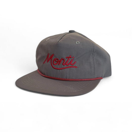 Monti Coolers - Monti Script Hat - Gray