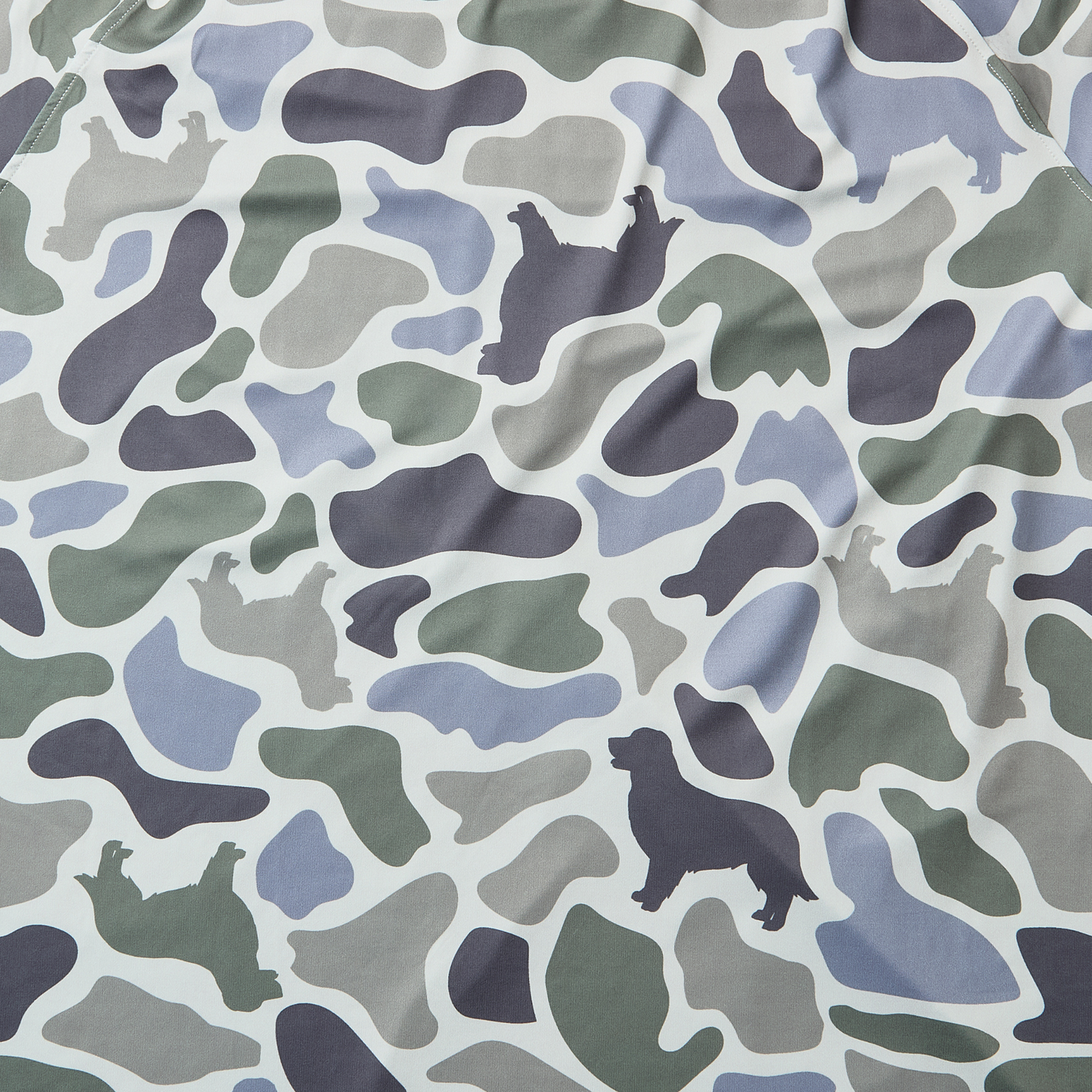 Monti Coolers - The Loyal Companion Sun Hoodie | SPF 50 - Dog Camo / XS