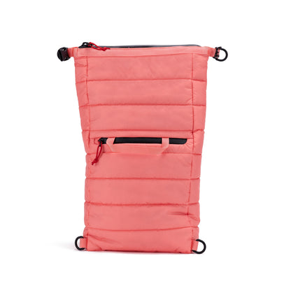 Monti Mayfly 14L High Capacity Lightweight Travel Cooler. Folds into built in stuff sack. Packable Cooler Coral. 